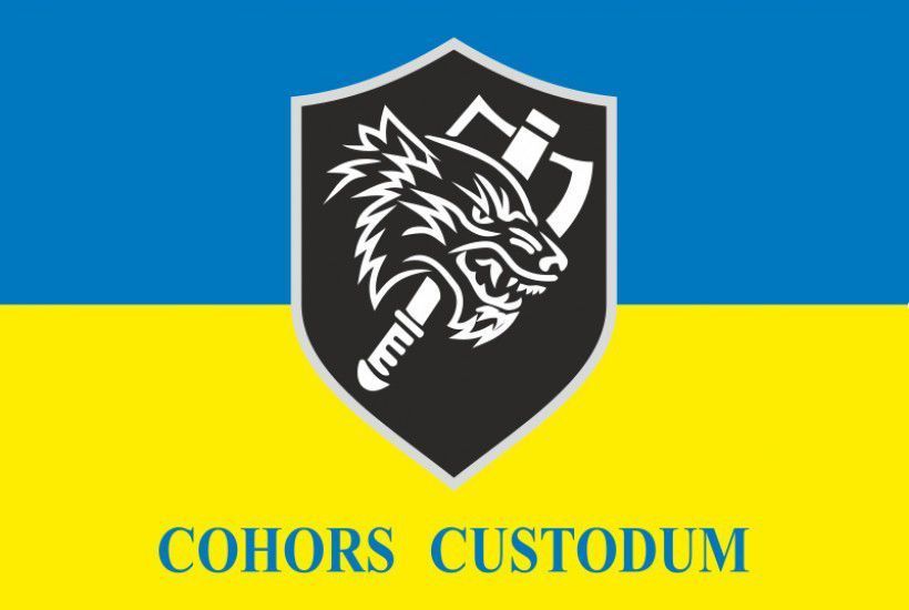 Flag of the 183rd Separate Logistics Battalion (OBMZ) of the Armed Forces of Ukraine. Variant 02 381 photo